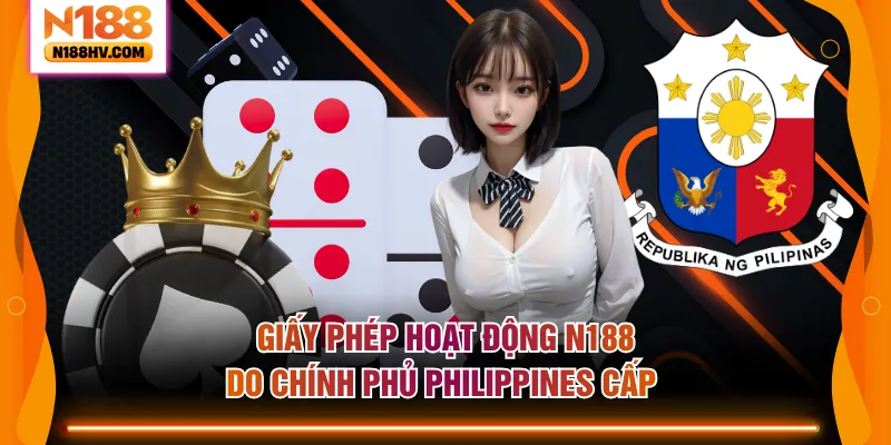 Giấy phép hoạt động N188 do chính phủ Philippines cấp